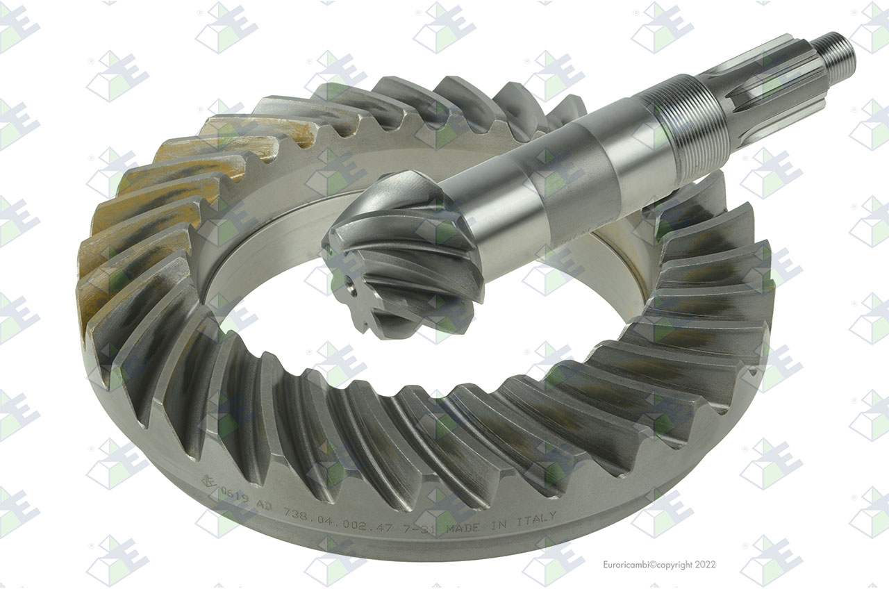 CROWN WHEEL/PINION 31:7 suitable to CATERPILLAR 1616479