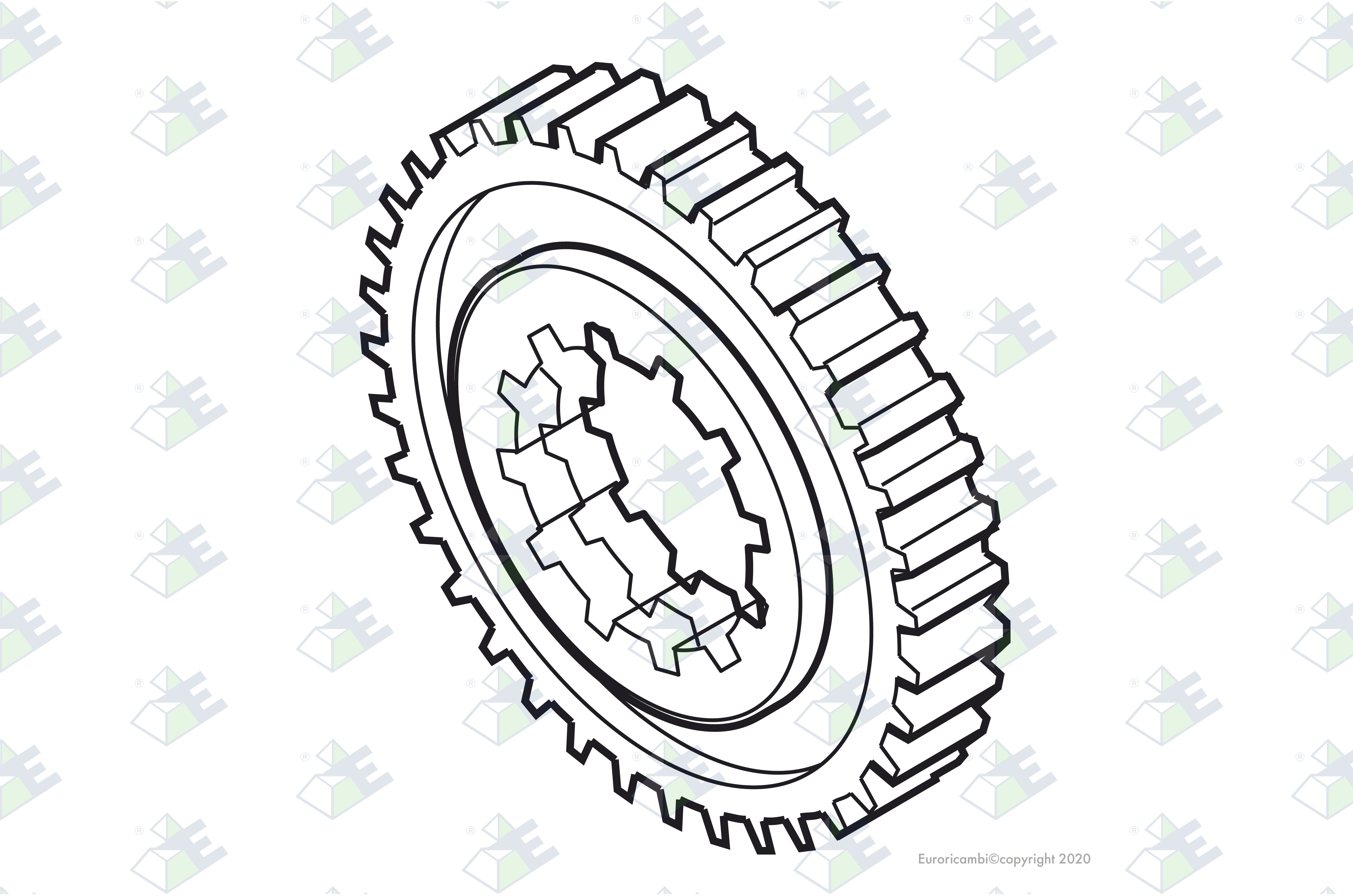 REVERSE GEAR 46 T. suitable to EATON - FULLER 16713