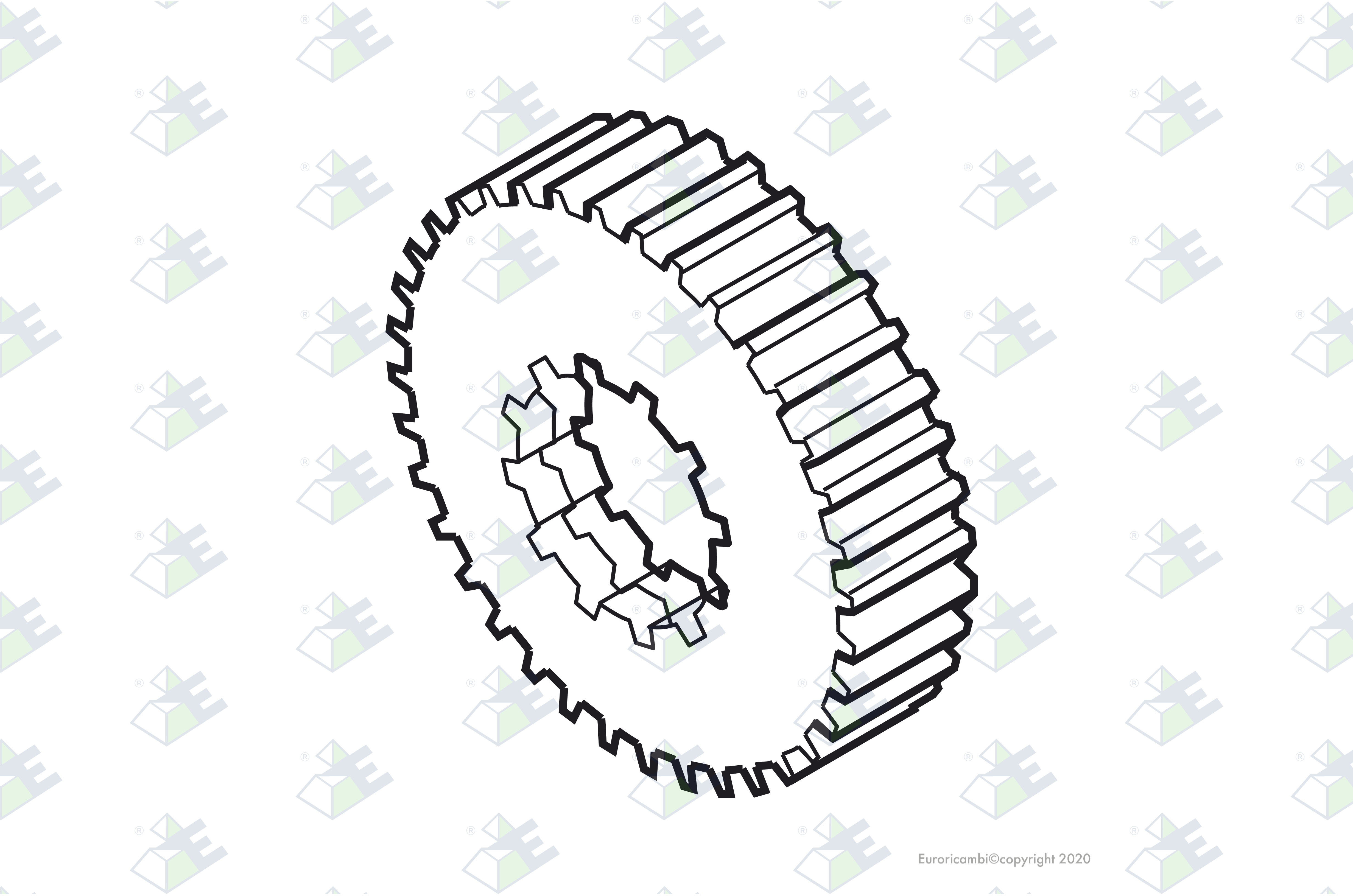 GEAR M/S 28 T. suitable to RENAULT TRUCKS 7701015294