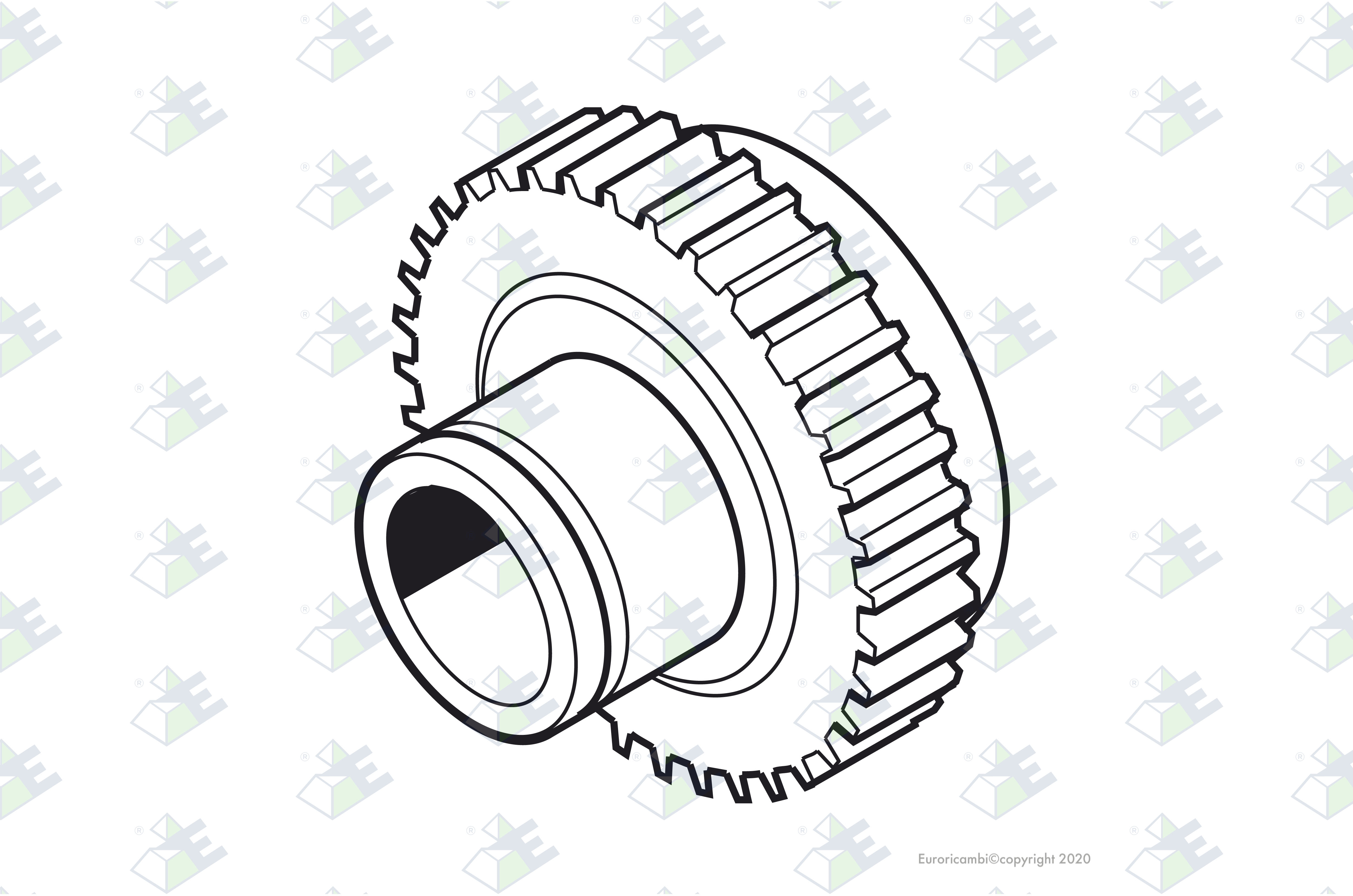 AUX.DRIVE GEAR 34 T. suitable to EUROTEC 35000229