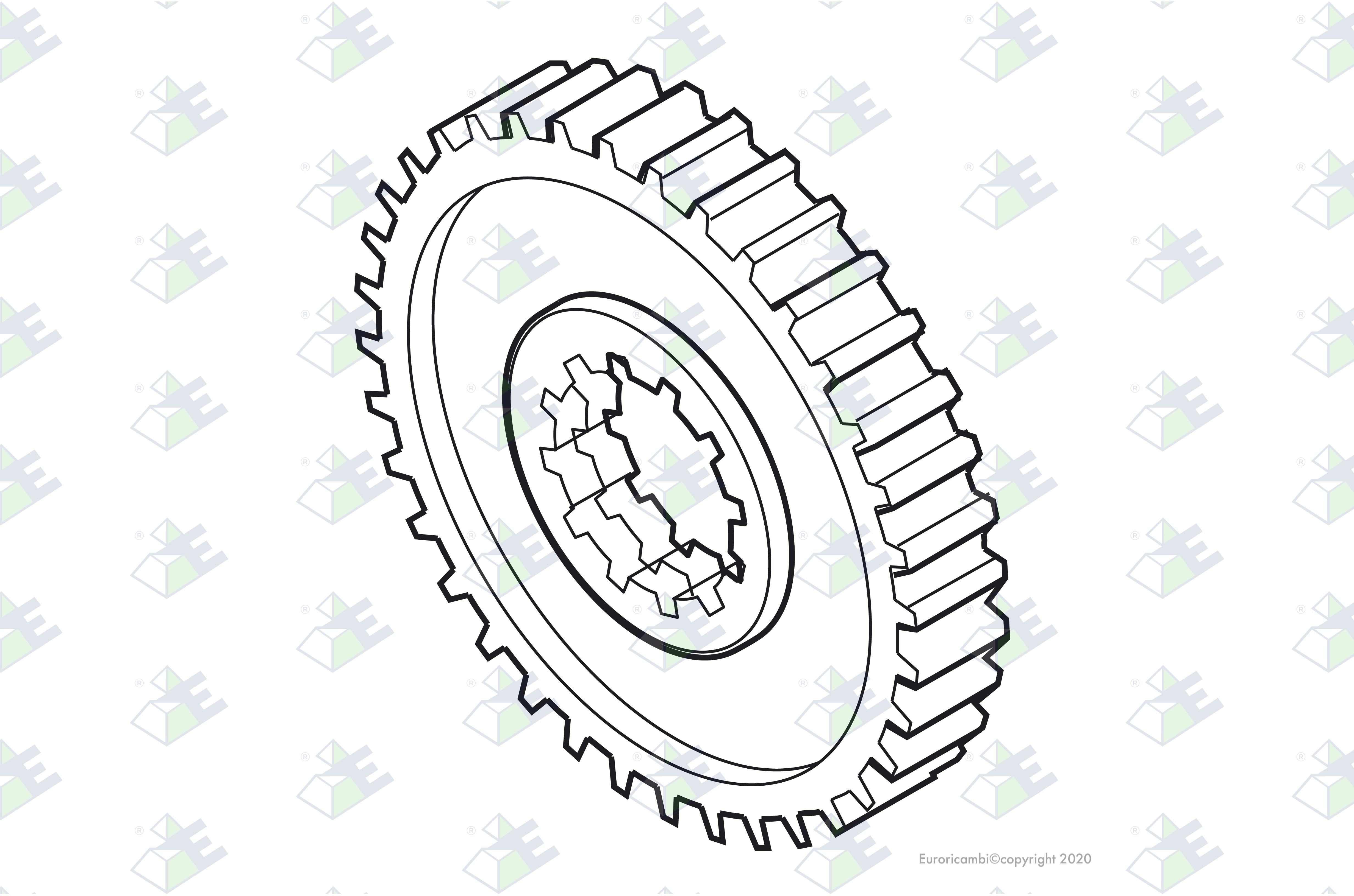 GEAR M/S LOW SPEED 44 T. suitable to PEGASO PG195691