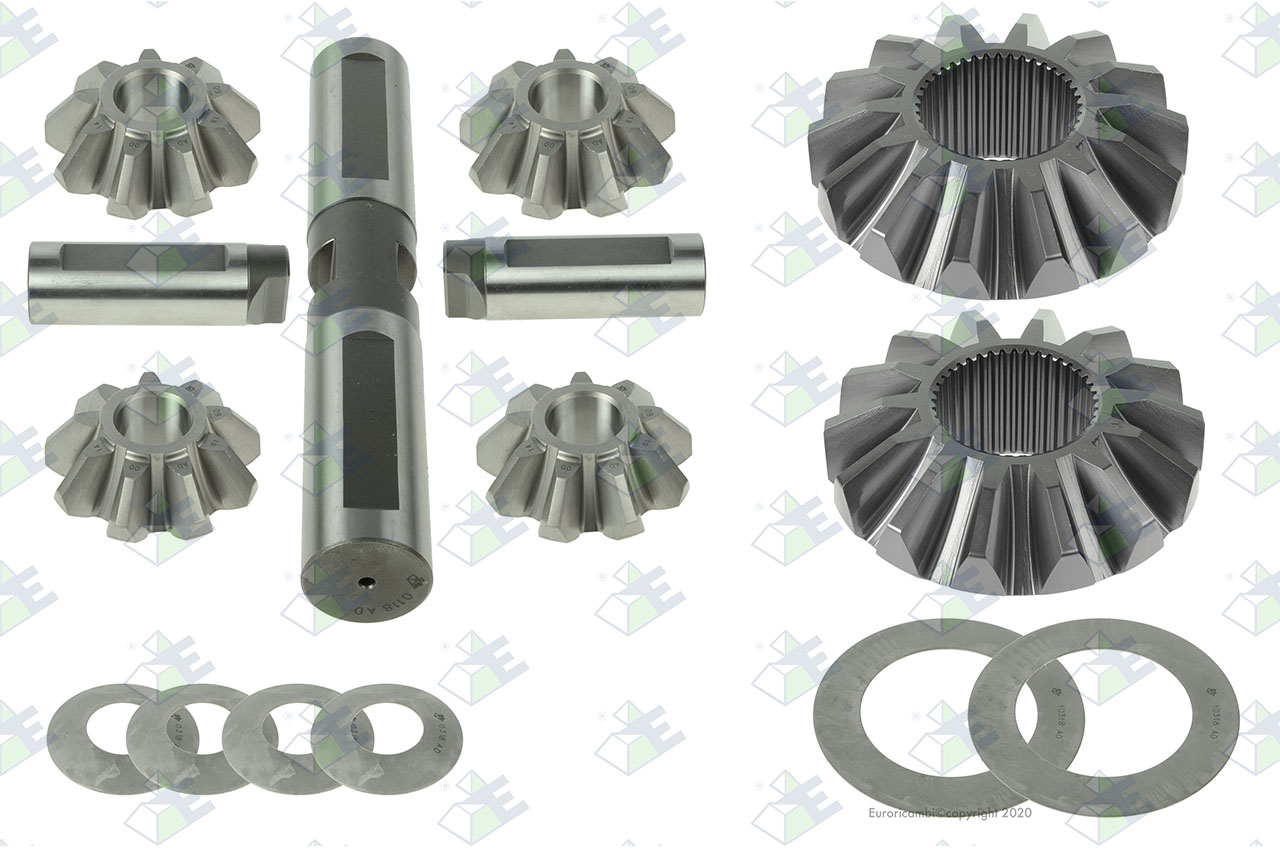 DIFFERENTIAL GEAR KIT suitable to EUROTEC 60004268