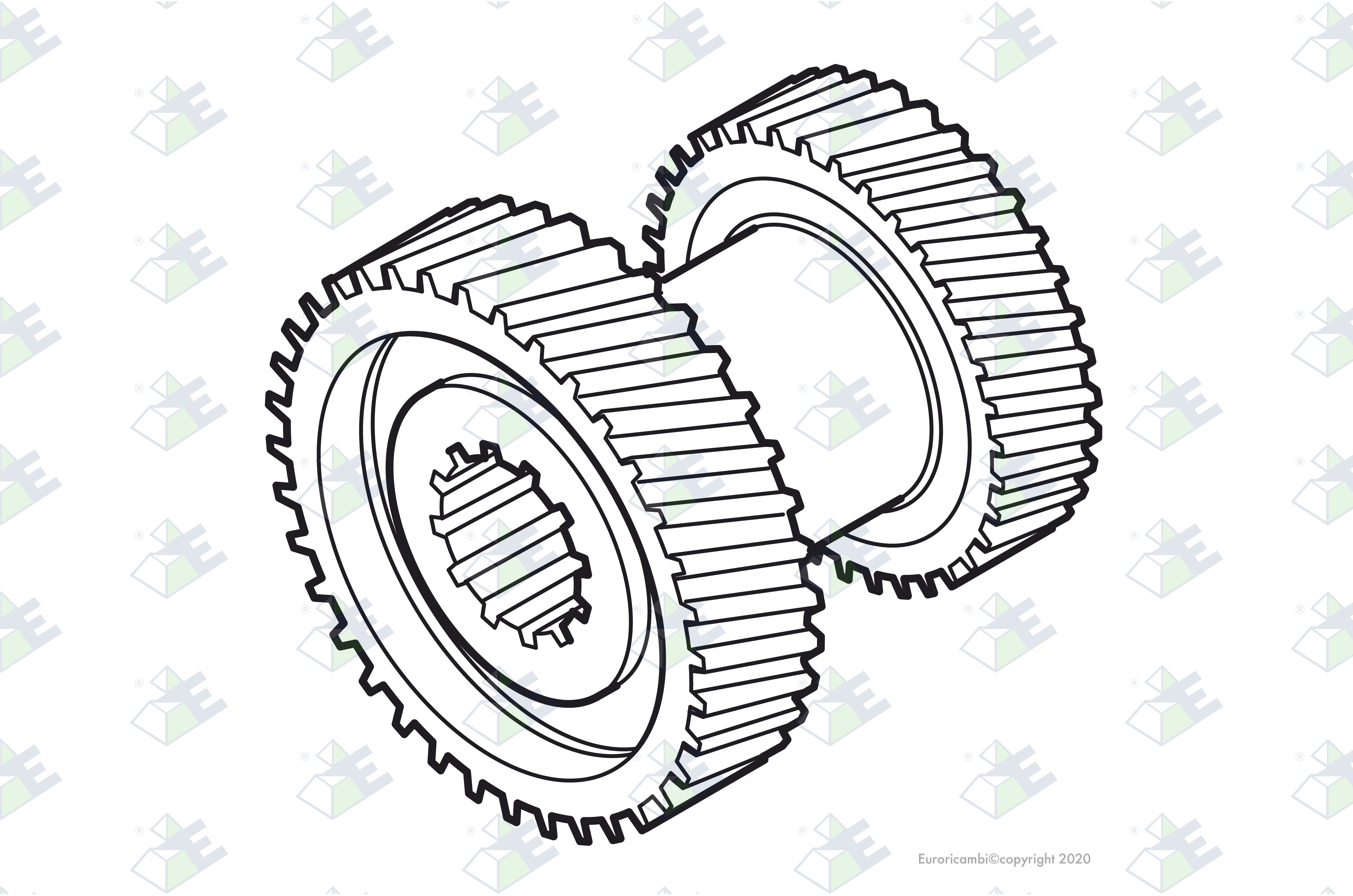 DOUBLE G. 3RD/4TH 24/31T. suitable to MERCEDES-BENZ 3872631113