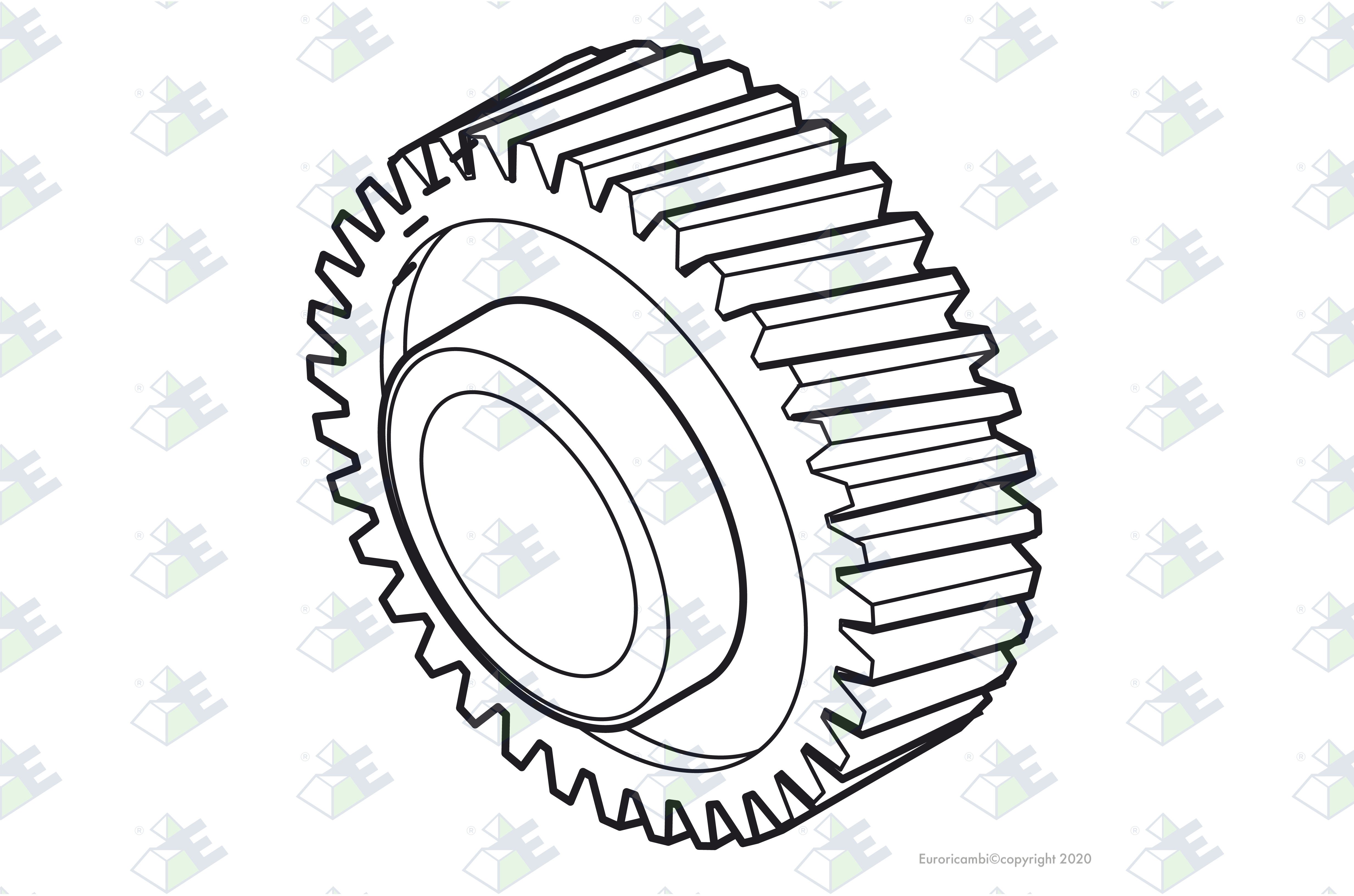 GEAR 5TH SPEED 34 T. suitable to MERCEDES-BENZ 3872630115