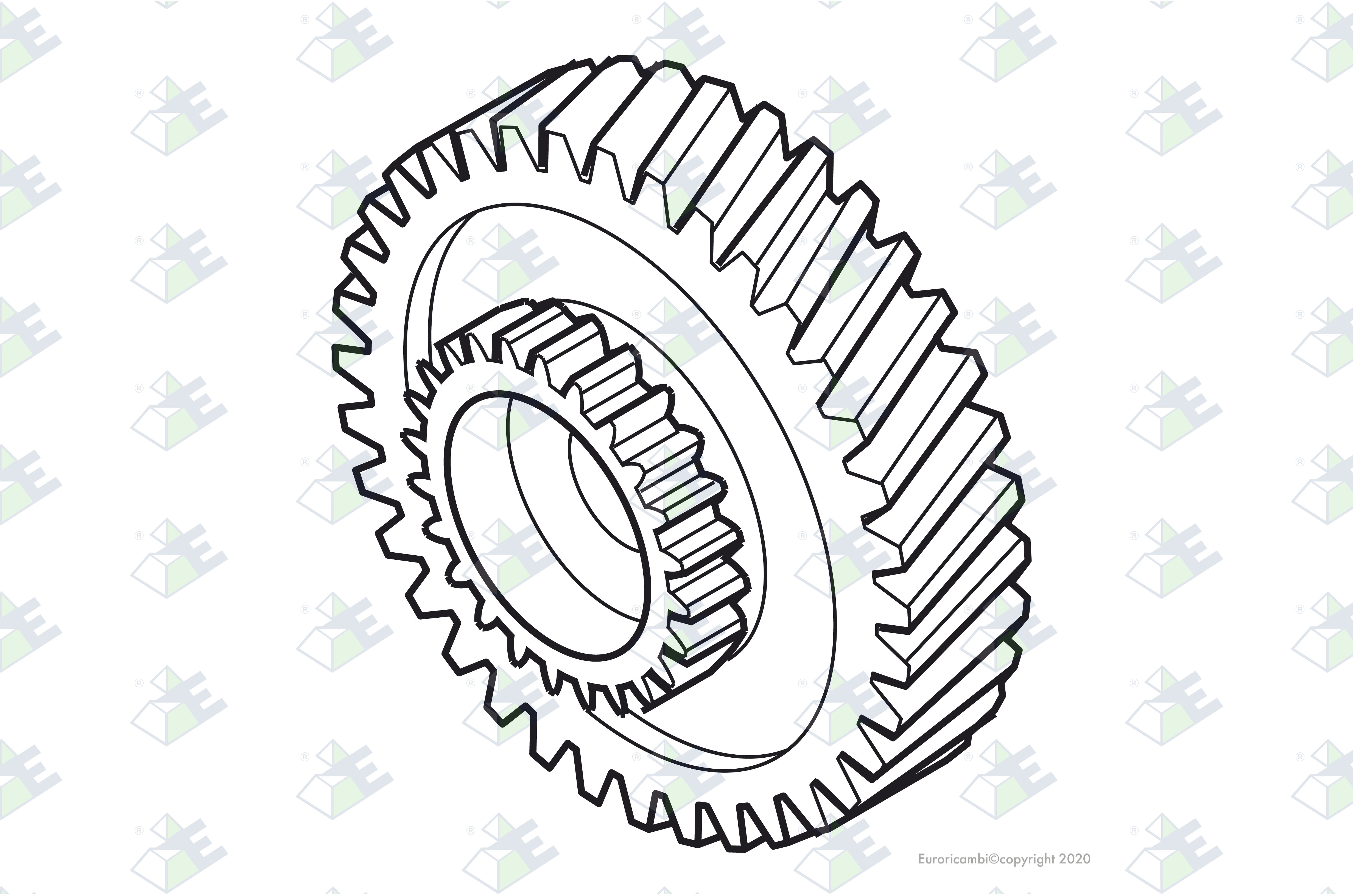 GEAR 1ST SPEED 41 T. suitable to MERCEDES-BENZ 3892621711