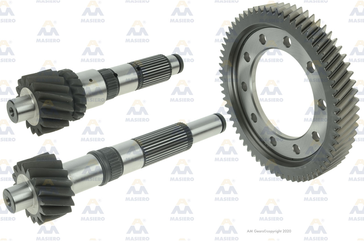 PINION/GEAR SET 67:16 suitable to EURORICAMBI 71530027