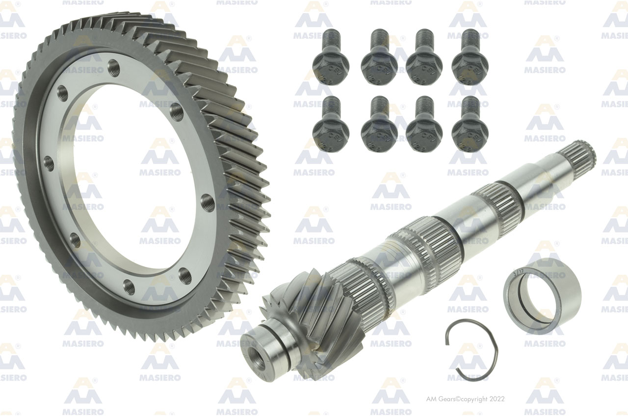 KIT PINION/GEAR SET 68:15 suitable to VOLKSWAGEN 62167