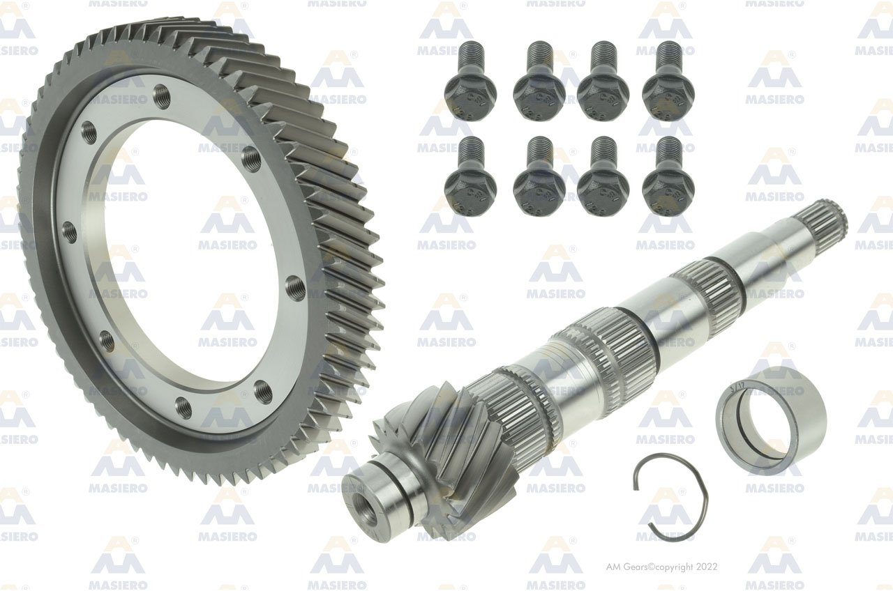 PINION/GEAR SET 68:15 suitable to VOLKSWAGEN 62167