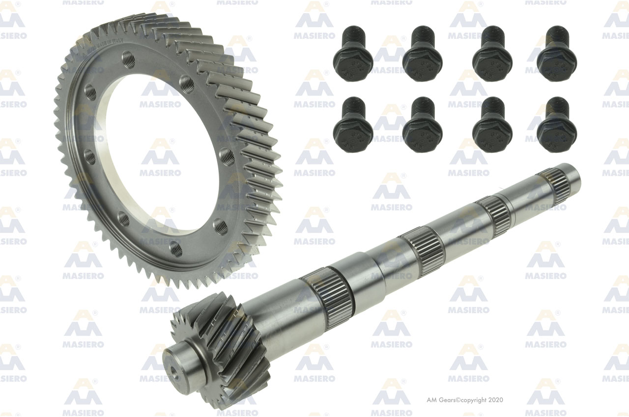 PINION/GEAR SET 60:19 suitable to VOLKSWAGEN 62987