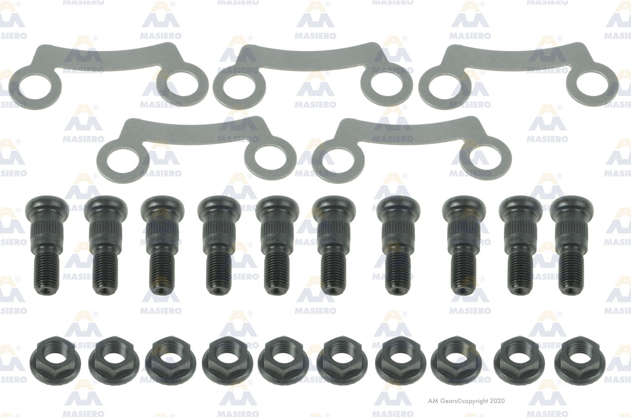 SCREW KIT - D.11.8 suitable to VOLKSWAGEN 02B498088