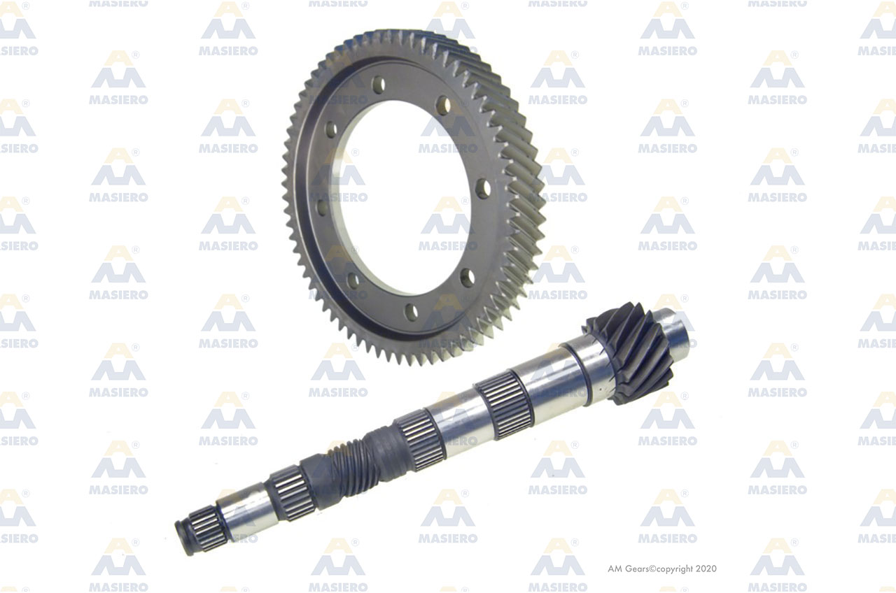 PINION GEAR SET 67:15 suitable to VOLKSWAGEN 02K409143A