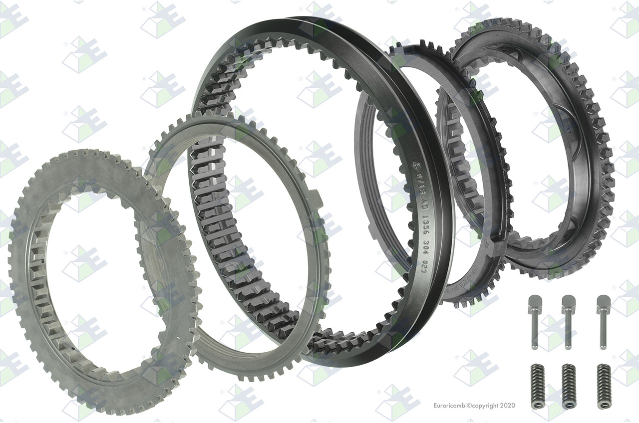 SYNCHRONIZER KIT 3RD/4TH suitable to AM GEARS 90318