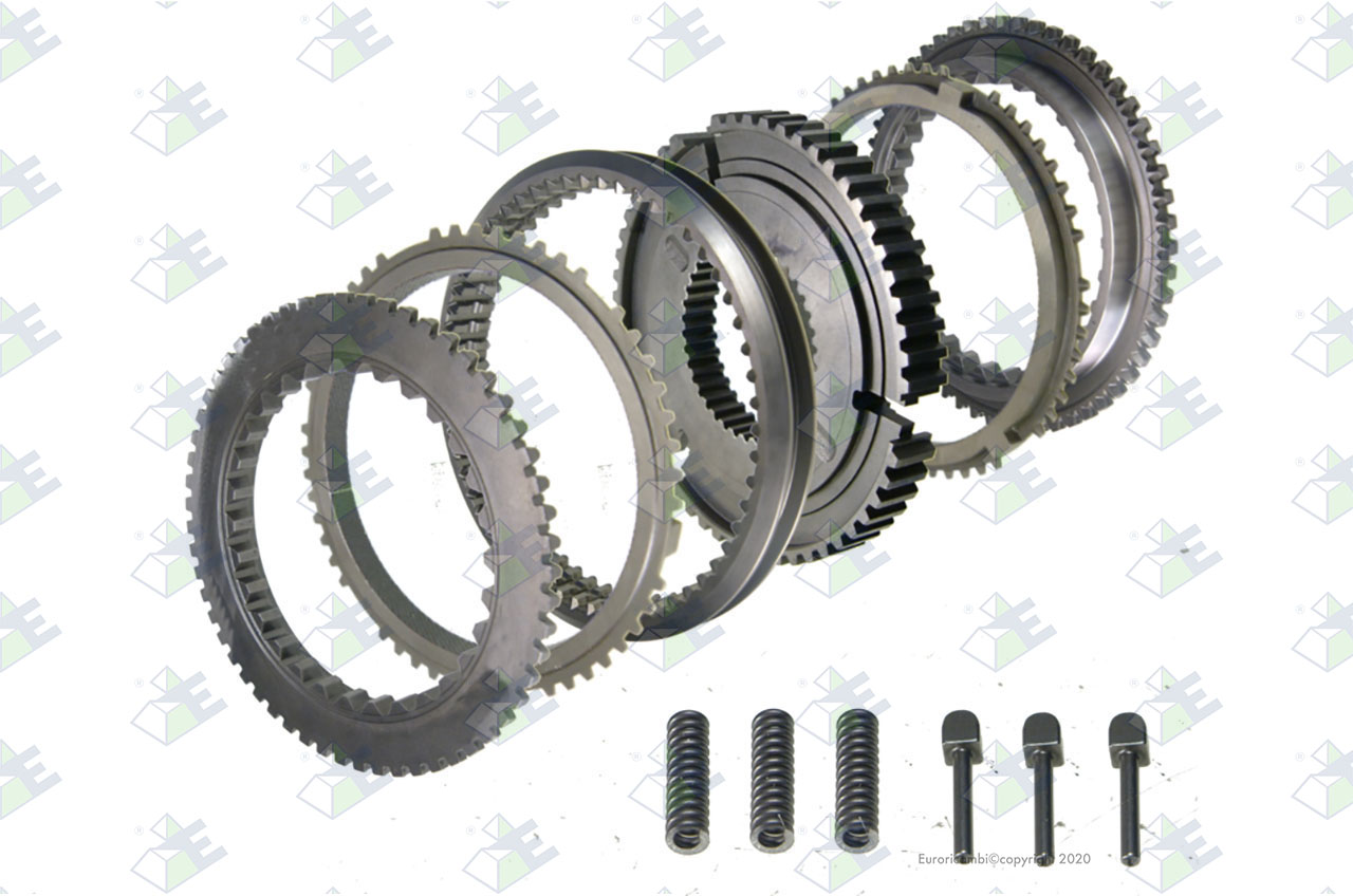 SYNCHRONIZ.KIT 3RD/4TH /C suitable to ZF TRANSMISSIONS 1356204005