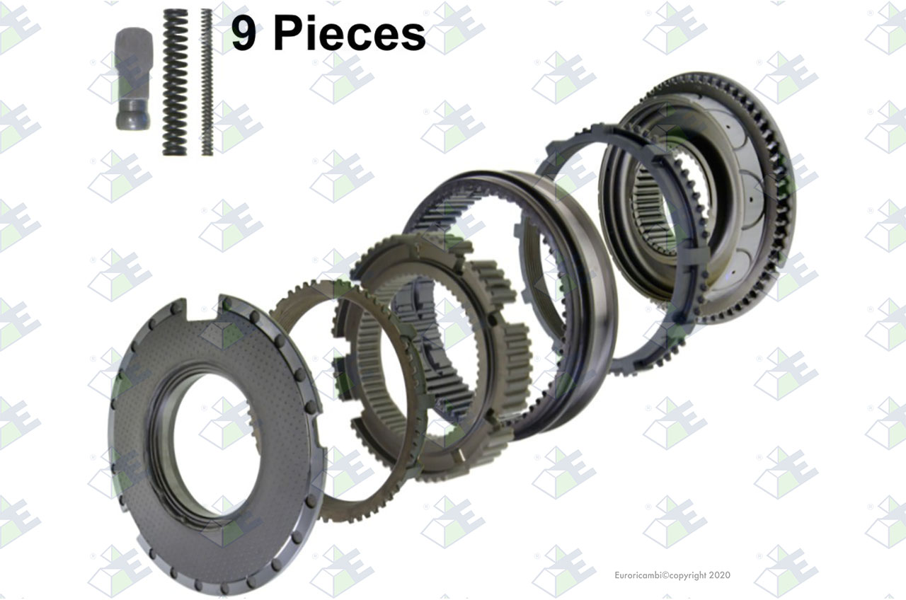 SYNCHRONIZER KIT suitable to ZF TRANSMISSIONS 1295298950