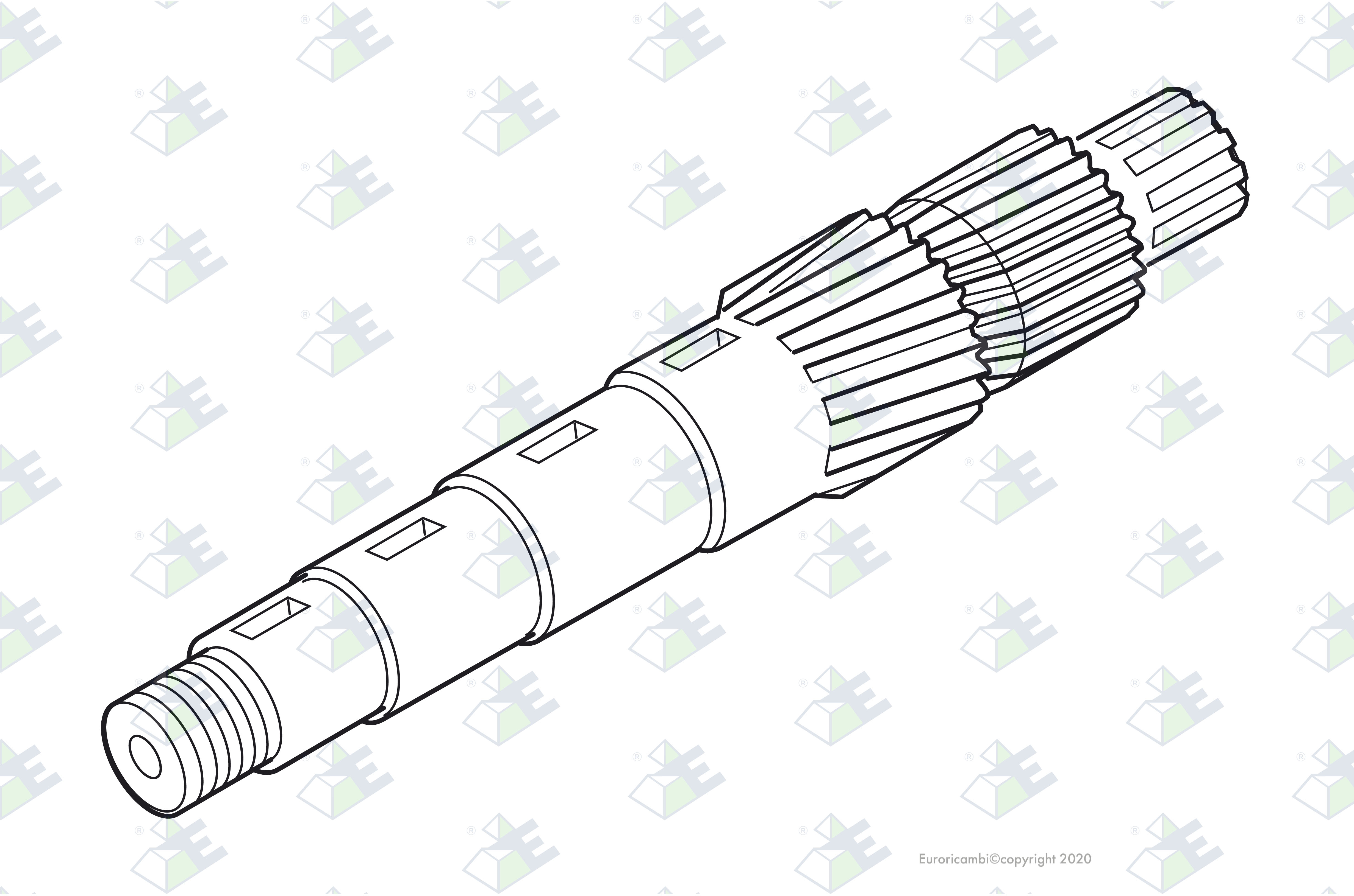 ARBOL SECUNDARIO 11/13 D. adaptado a RENAULT TRUCKS 0000134772