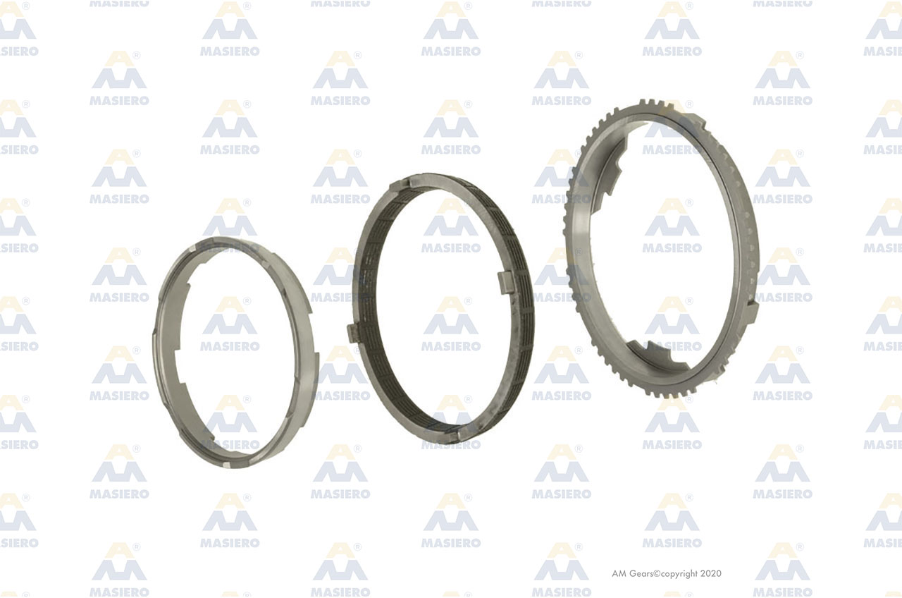 LOT BAGUE DE SYNCHRO adaptable à ISUZU 1332656111