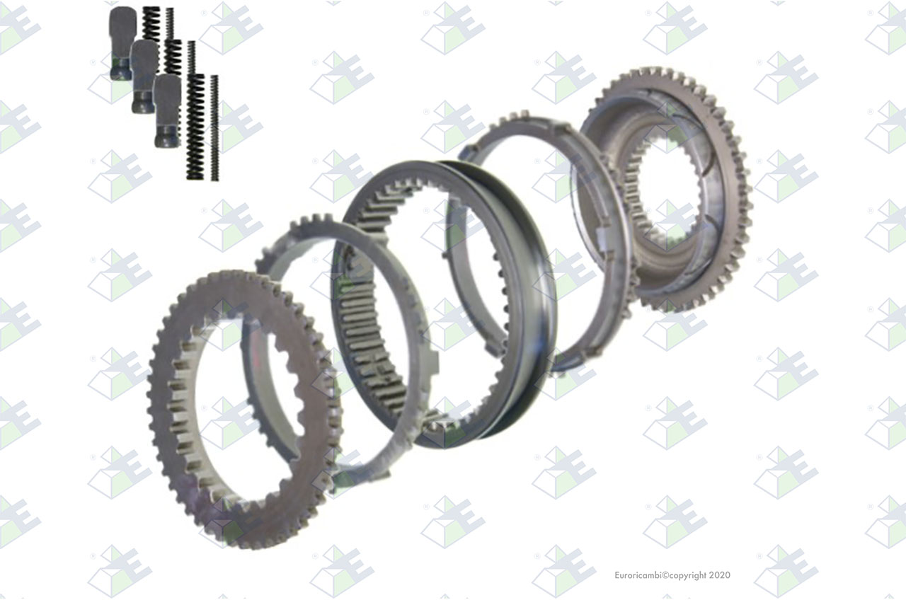 LOT DE SYNCHRO adaptable à ZF TRANSMISSIONS 1268298967