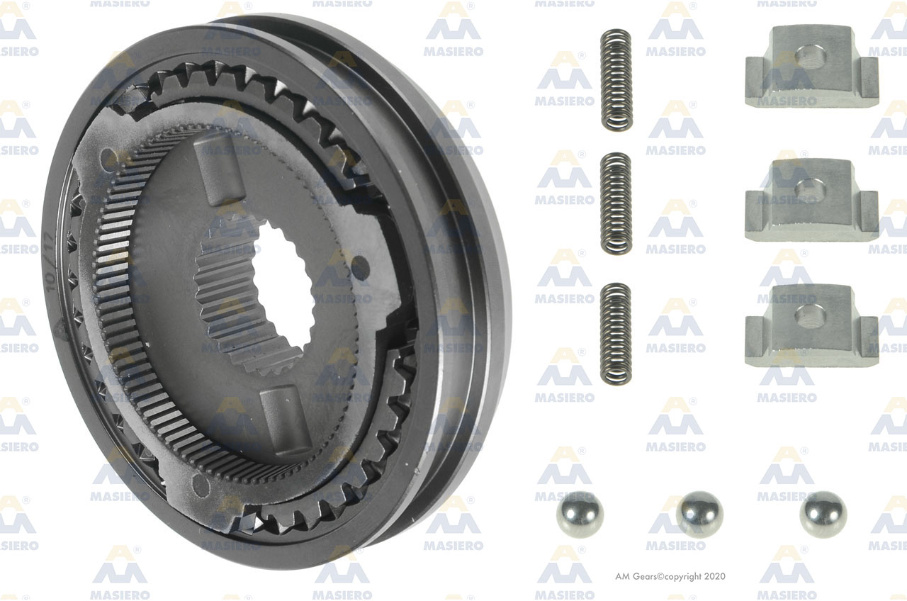 КОМПЛЕКТ СИНХРОНИЗАТОРА 5 Подходит для EUROTEC 29000068